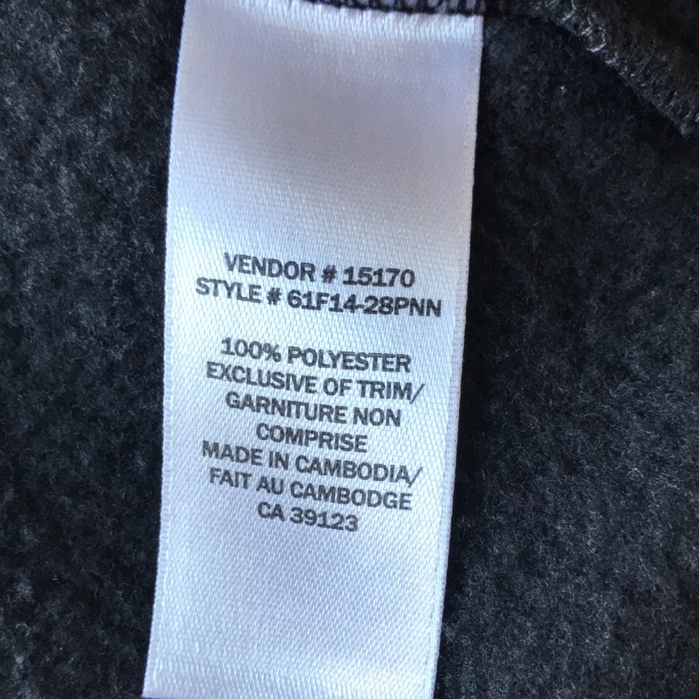 Northern Reflections Fleece Zip Up Jacket Size L - Picture 6 of 6
